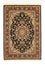 Perserteppich - Ghom 151 x 105 cm - schwarz