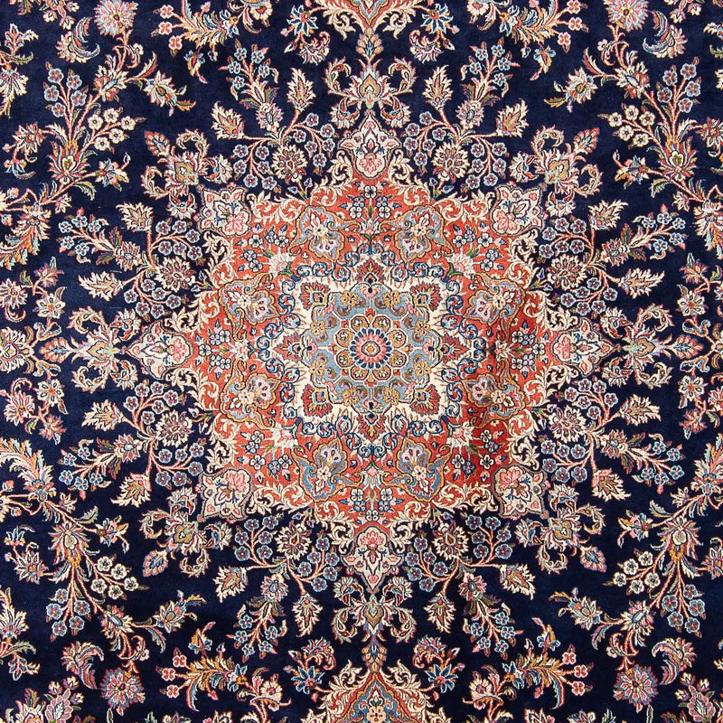 Perserteppich - Royal 403 x 300 cm - dunkelblau