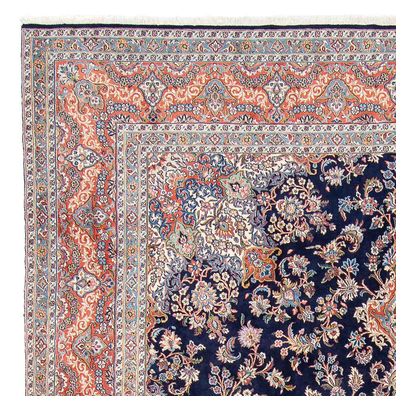 Perserteppich - Royal 403 x 300 cm - dunkelblau