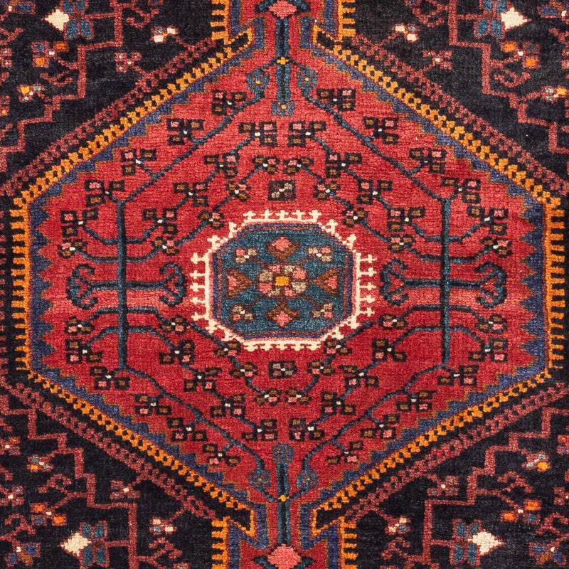 Perserteppich - Nomadic 127 x 90 cm - dunkelrot