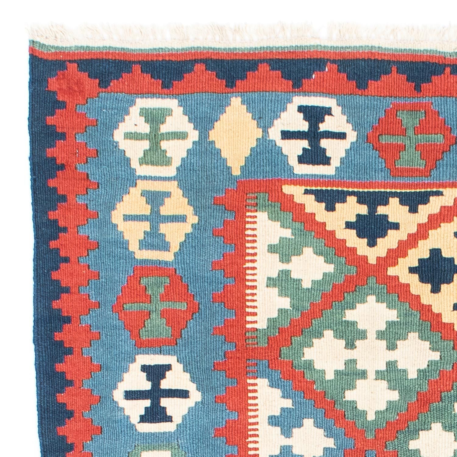 Kelim Teppich - Oriental 175 x 124 cm - blau