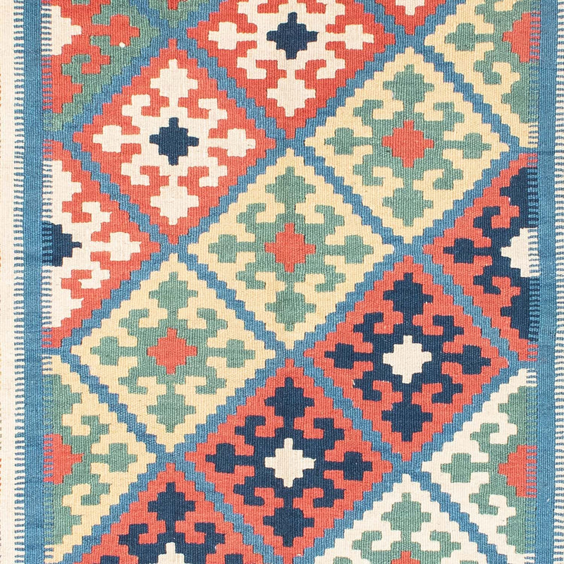 Kelim Teppich - Oriental 173 x 130 cm - blau