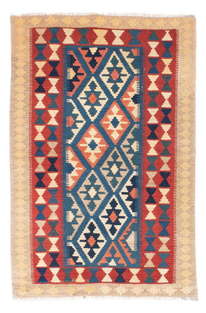 Kelim Teppich - Oriental 152 x 100 cm - blau