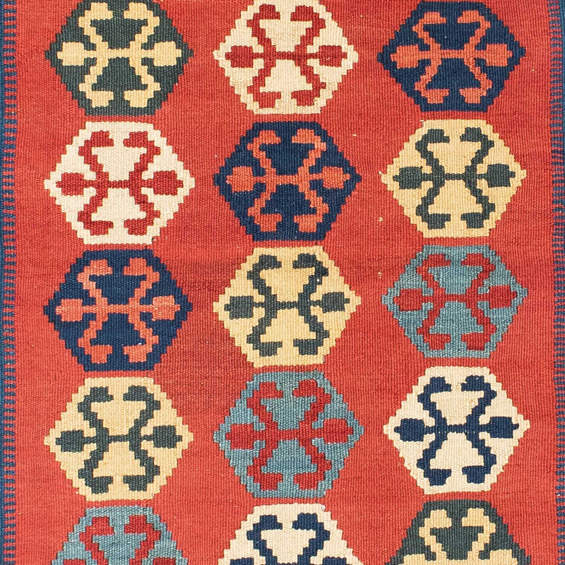 Kelim Teppich - Oriental 152 x 106 cm - rot