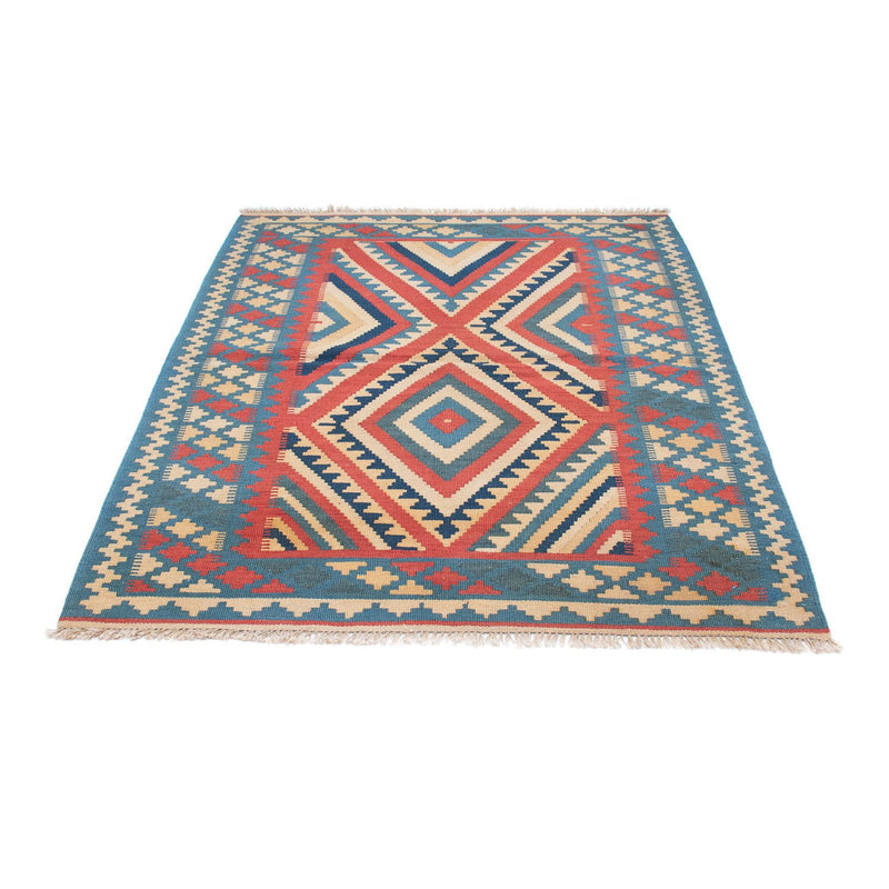Kelim Teppich - Oriental 155 x 117 cm - blau