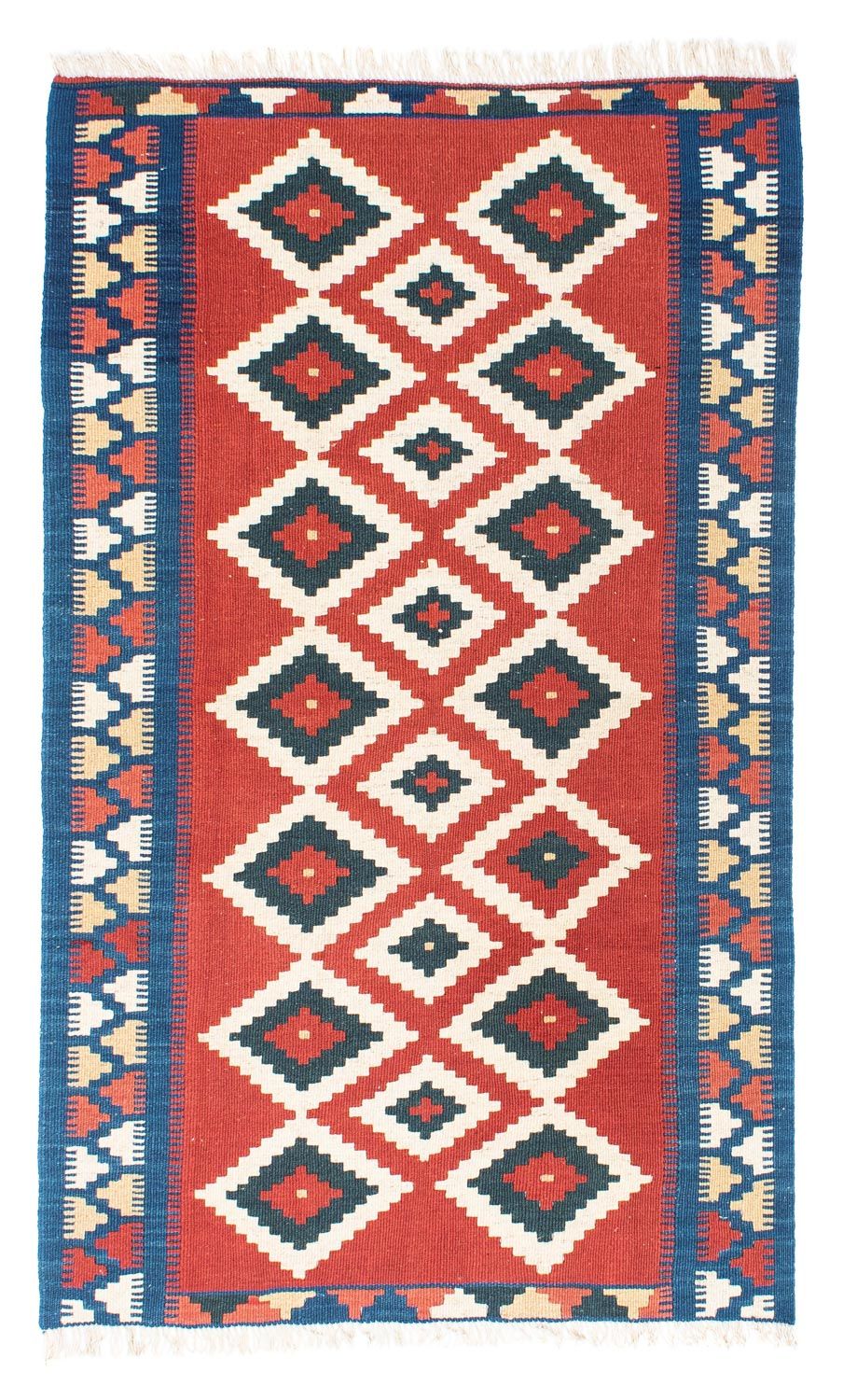 Kelim Teppich - Oriental 156 x 98 cm - rot