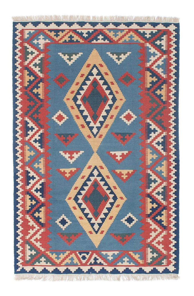 Kelim Teppich - Oriental 183 x 121 cm - blau