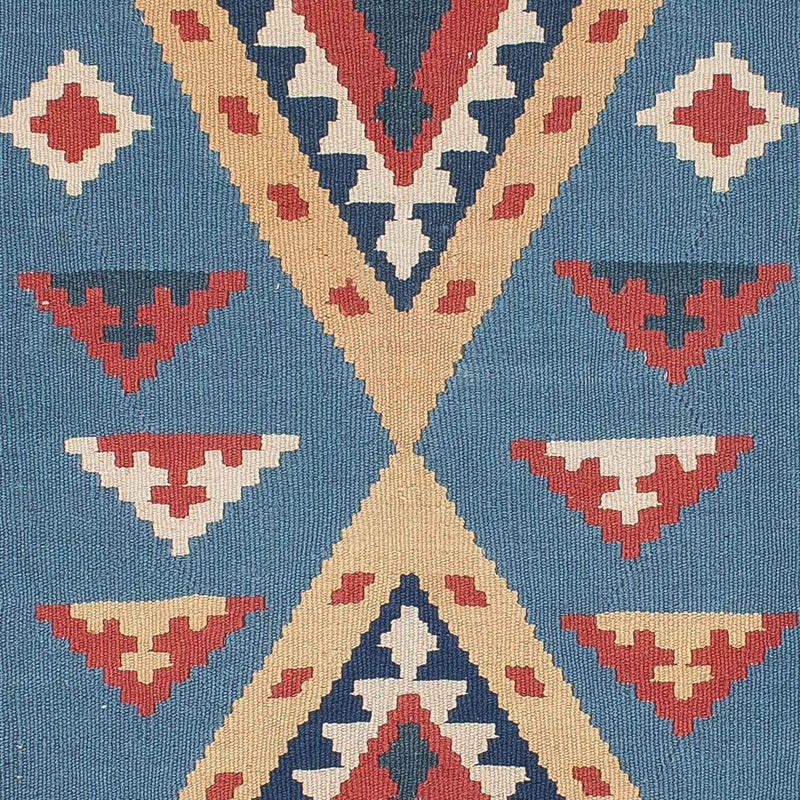 Kelim Teppich - Oriental 183 x 121 cm - blau