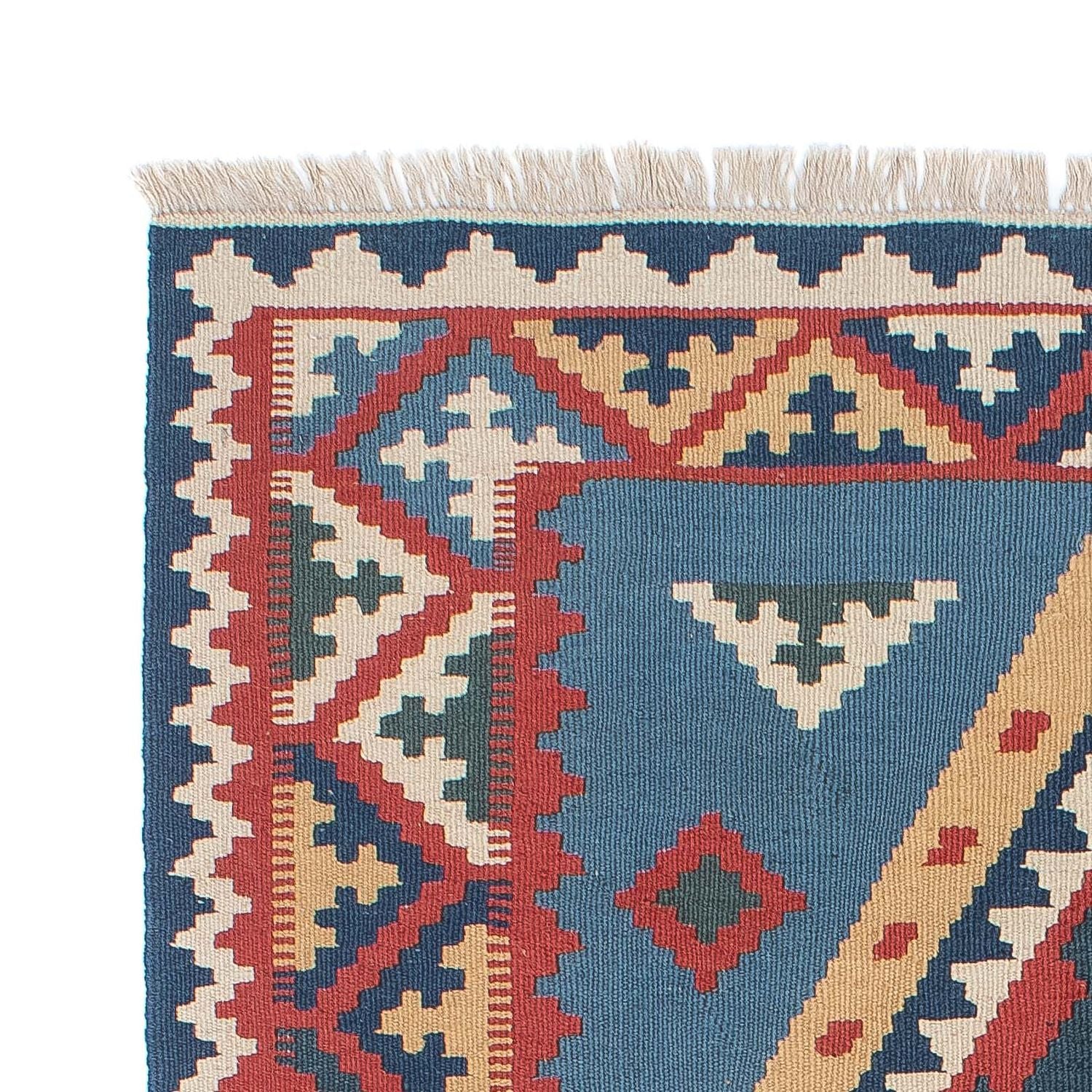 Kelim Teppich - Oriental 183 x 121 cm - blau