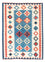 Kelim Teppich - Oriental 168 x 122 cm - blau