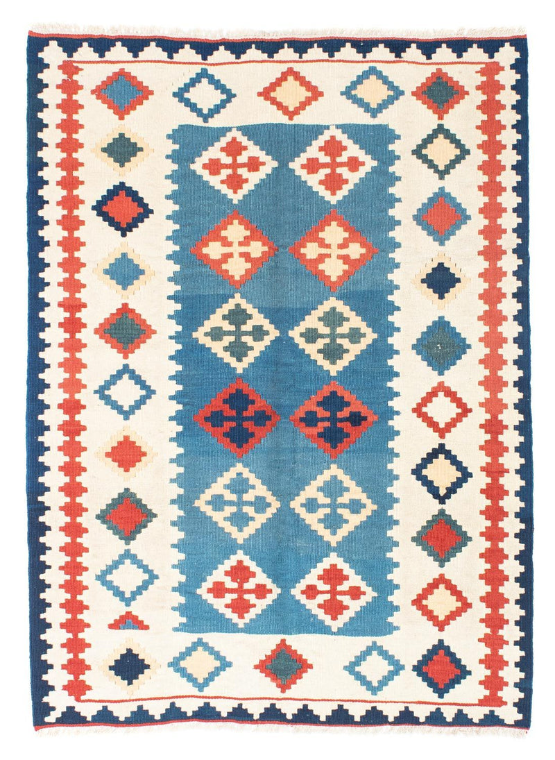 Kelim Teppich - Oriental 168 x 122 cm - blau