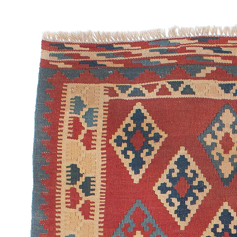 Kelim Teppich - Oriental 161 x 96 cm - dunkelrot