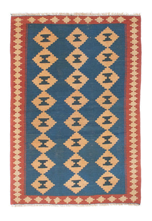 Kelim Teppich - Oriental 149 x 98 cm - blau