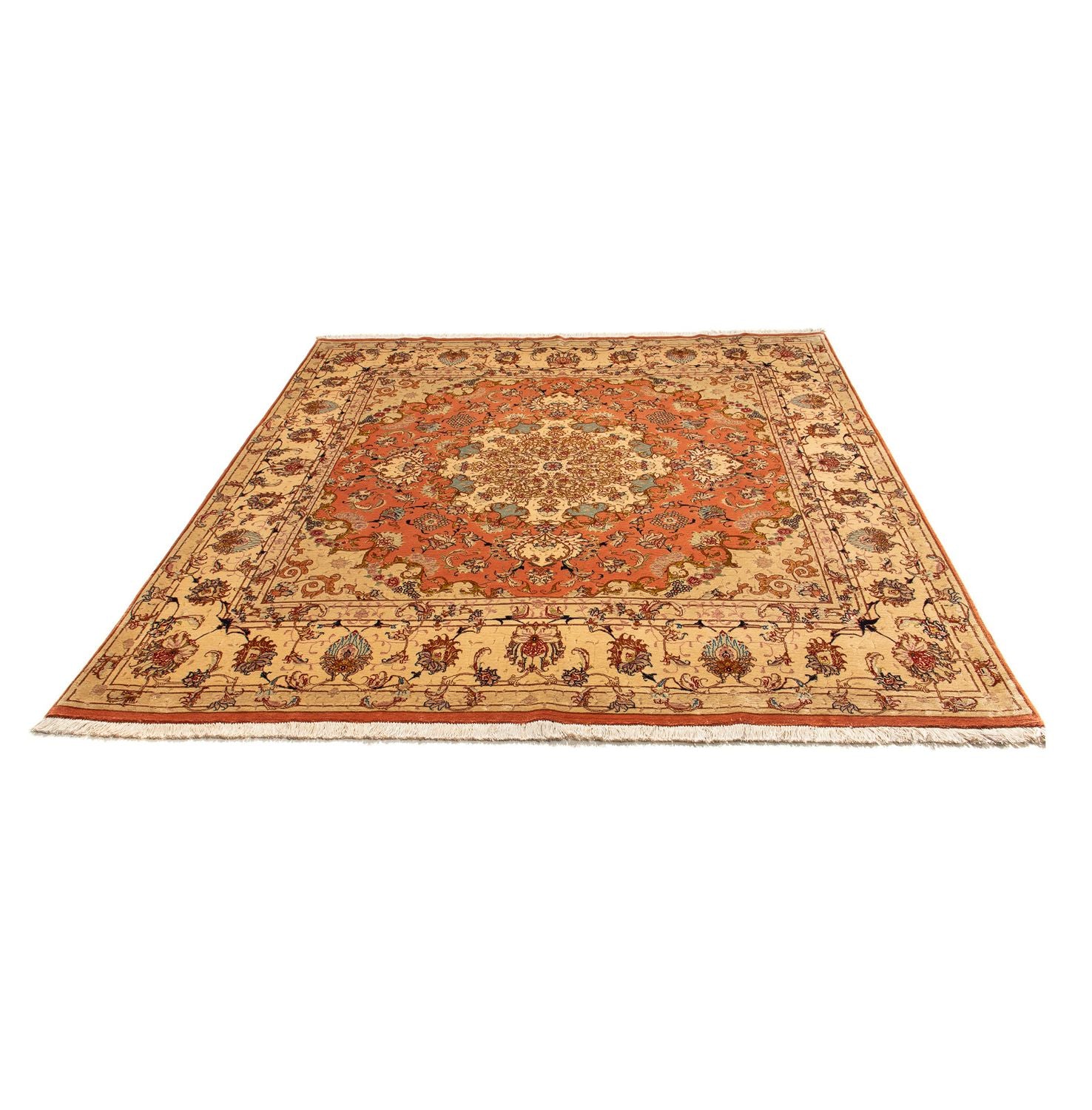 Perserteppich - Täbriz - Royal 207 x 198 cm Teppich Wohnzimmer