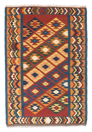 Kelim Teppich - Oriental 152 x 98 cm - rost