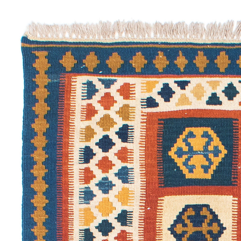 Kelim Teppich - Oriental 145 x 100 cm - blau