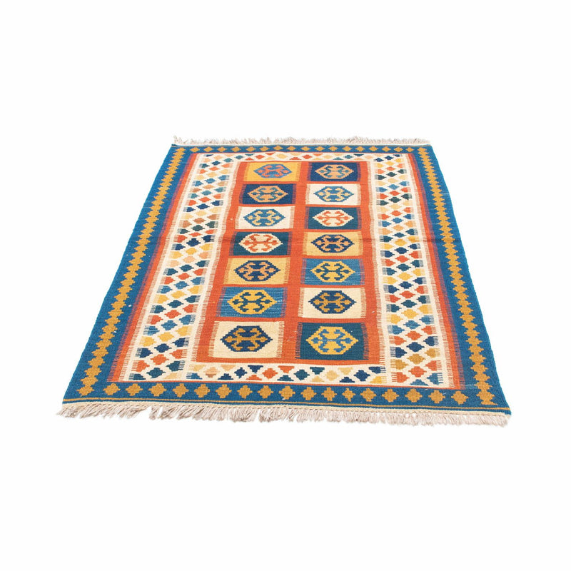 Kelim Teppich - Oriental 145 x 100 cm - blau