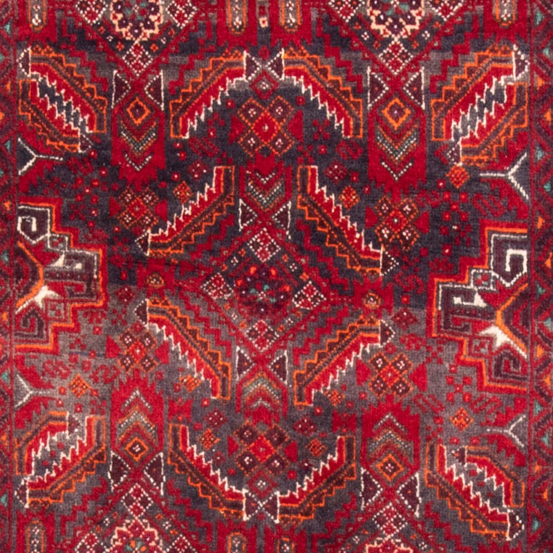 Belutsch Teppich 212 x 105 cm - rot