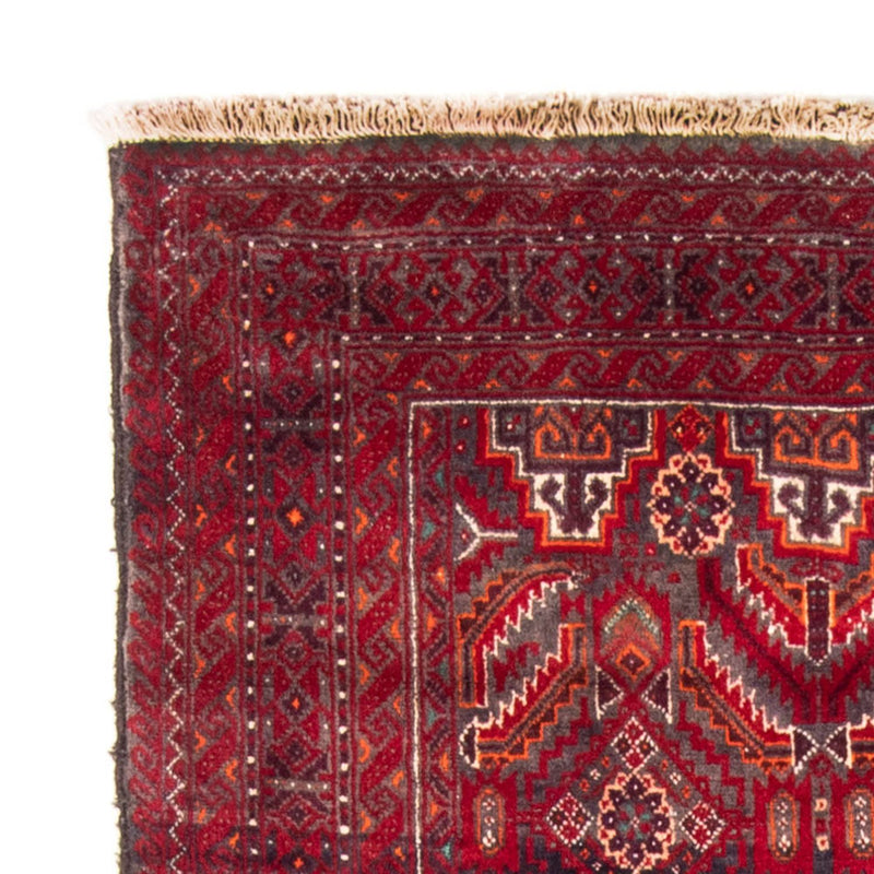 Belutsch Teppich 212 x 105 cm - rot