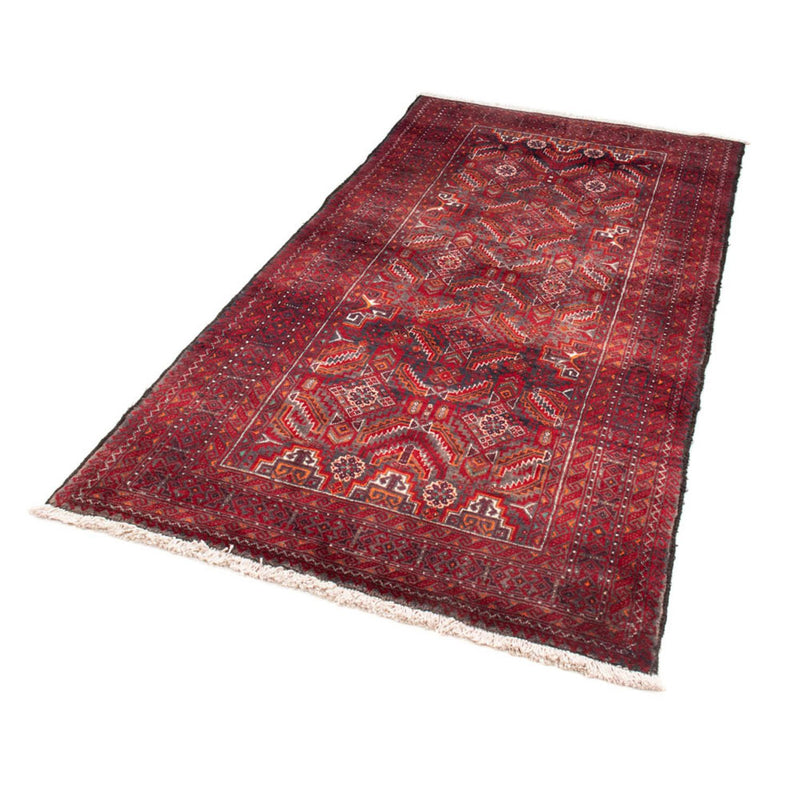 Belutsch Teppich 212 x 105 cm - rot