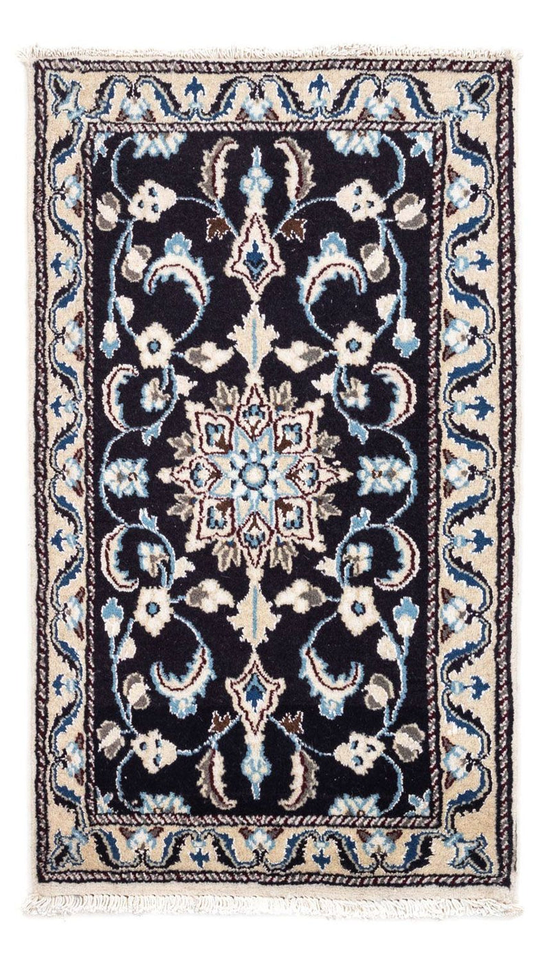Perserteppich - Nain 101 x 57 cm - dunkelblau