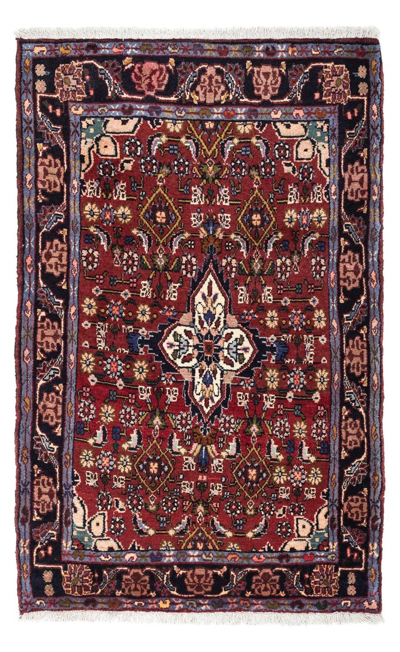 Perserteppich - Nomadic 130 x 83 cm - dunkelrot