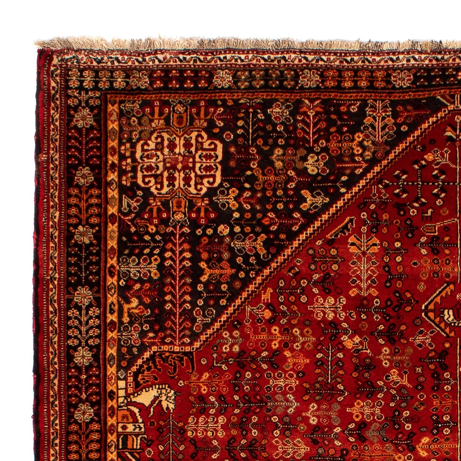 Perserteppich - Nomadic 288 x 203 cm - dunkelrot