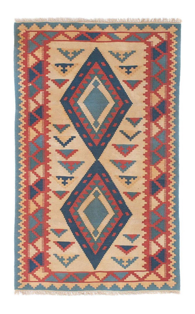 Kelim Teppich - Oriental 184 x 117 cm - hellbraun