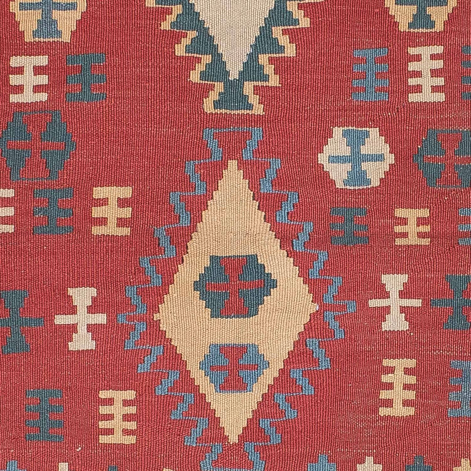Kelim Teppich - Oriental 168 x 113 cm - dunkelrot