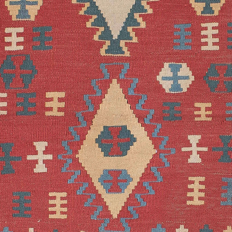 Kelim Teppich - Oriental 168 x 113 cm - dunkelrot
