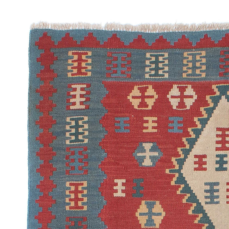 Kelim Teppich - Oriental 168 x 113 cm - dunkelrot