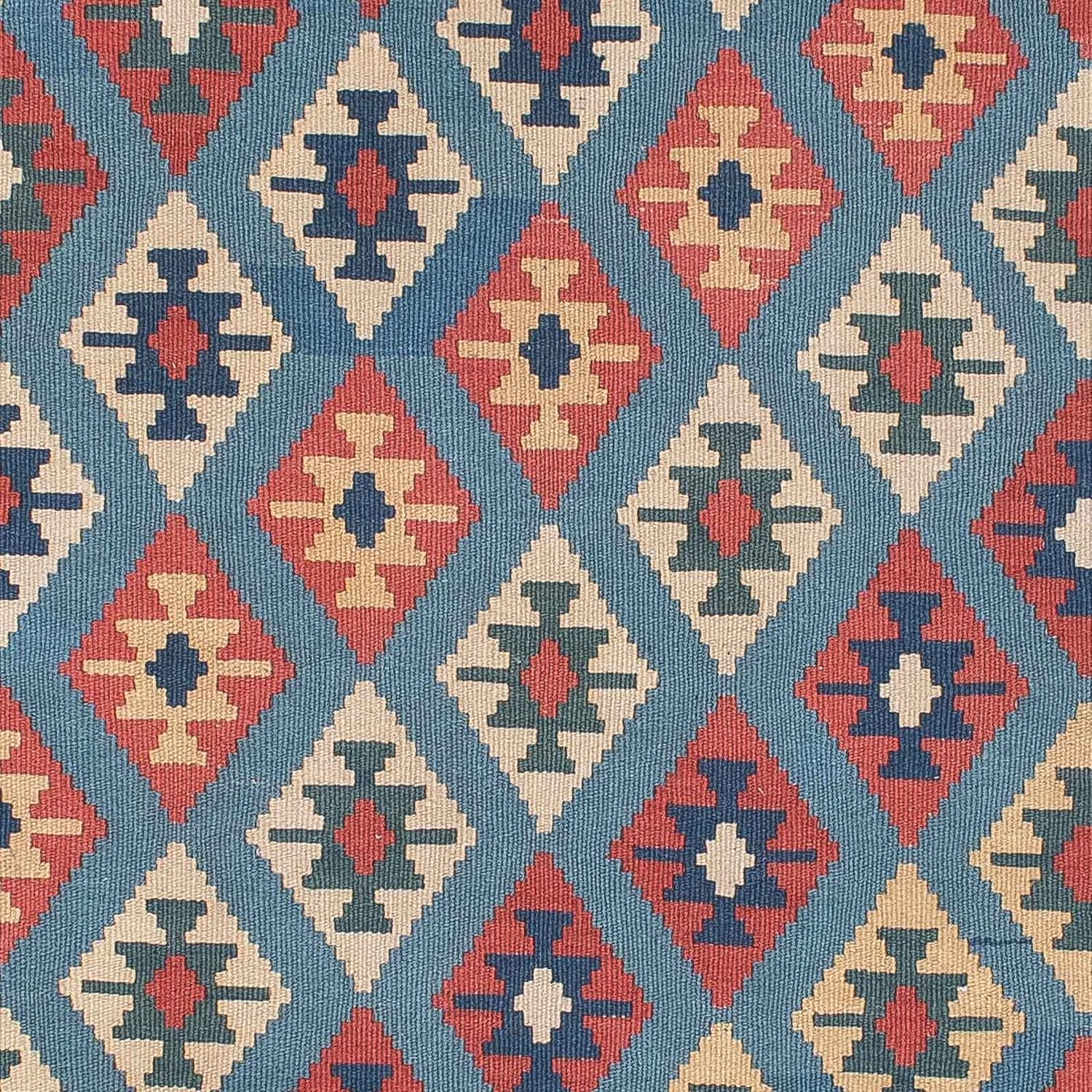 Kelim Teppich - Oriental 174 x 123 cm - blau