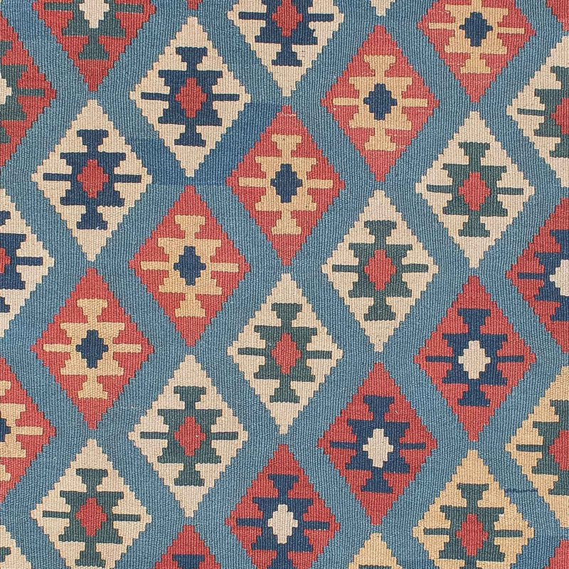 Kelim Teppich - Oriental 174 x 123 cm - blau