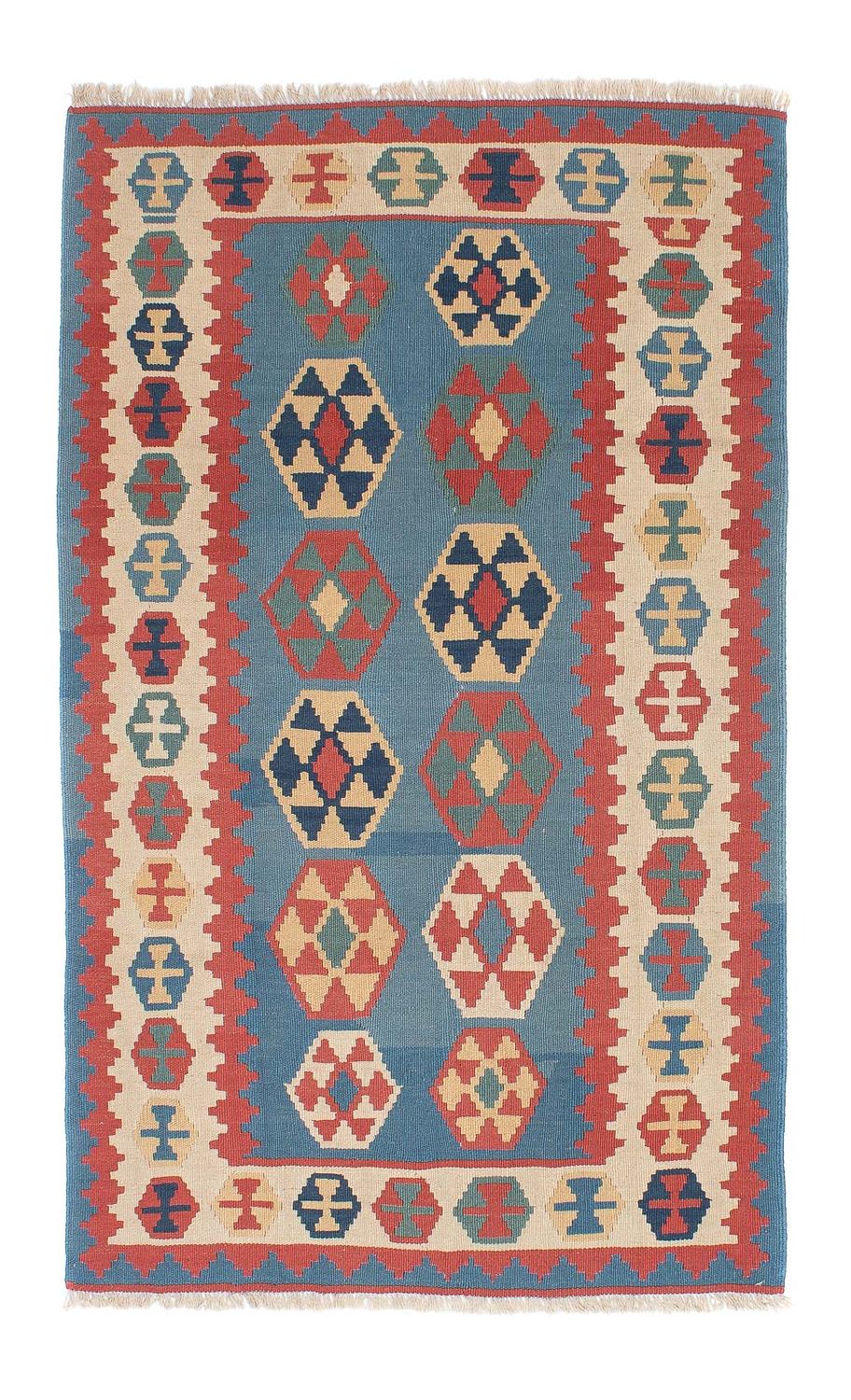 Kelim Teppich - Oriental 179 x 108 cm - blau