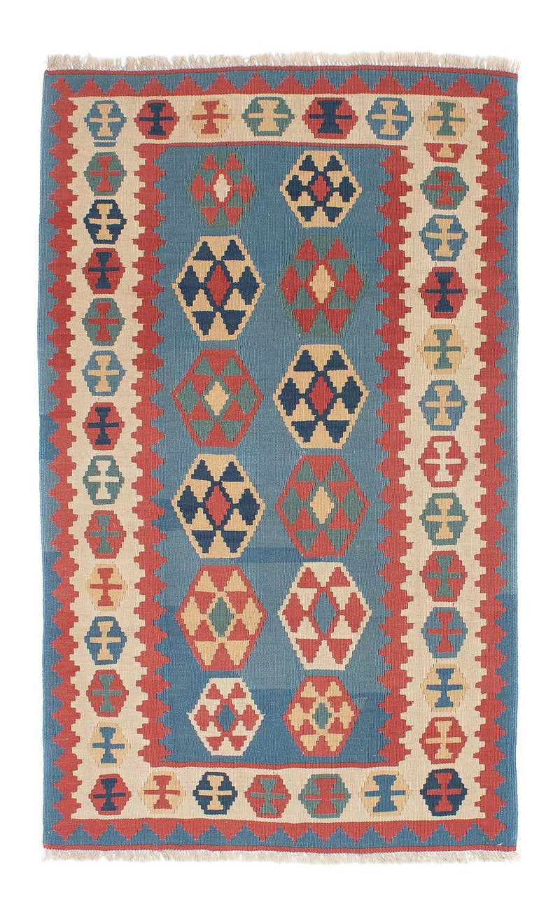 Kelim Teppich - Oriental 179 x 108 cm - blau