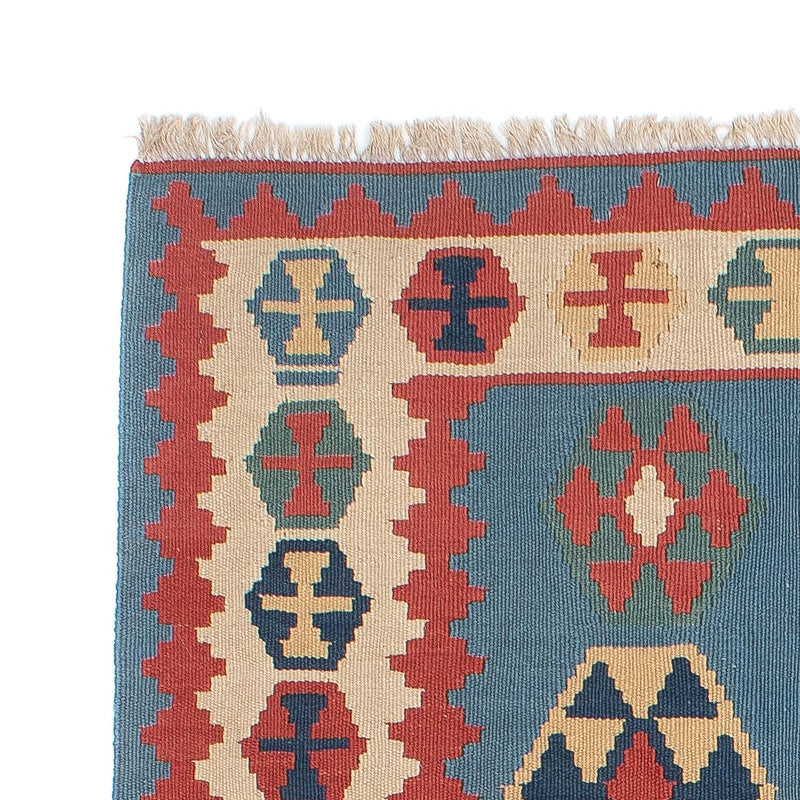Kelim Teppich - Oriental 179 x 108 cm - blau