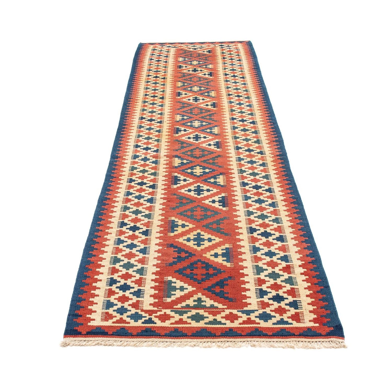 Kelim Teppich - Oriental 300 x 84 cm - mehrfarbig