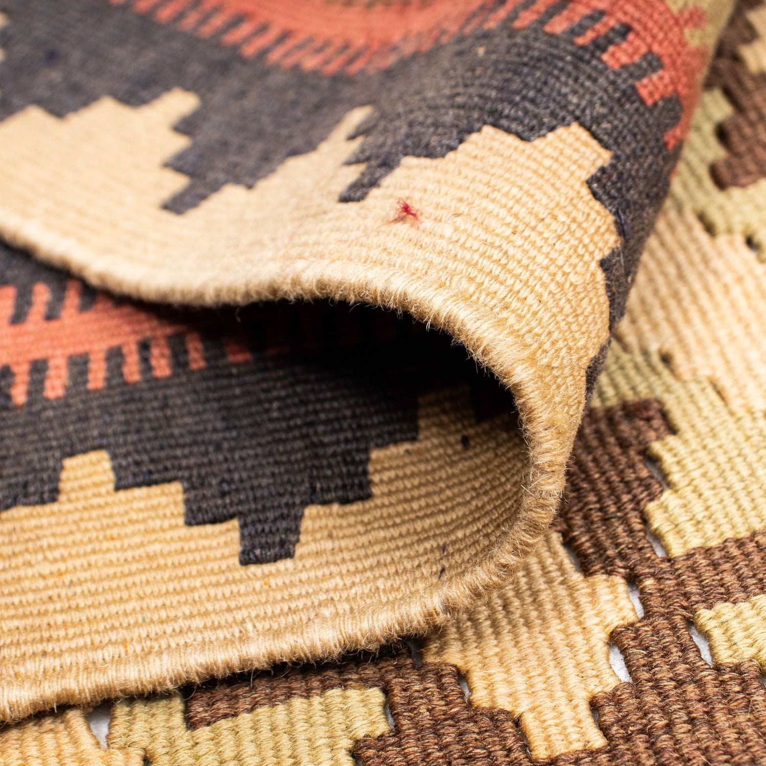 Kelim Teppich - Oriental 190 x 144 cm - beige