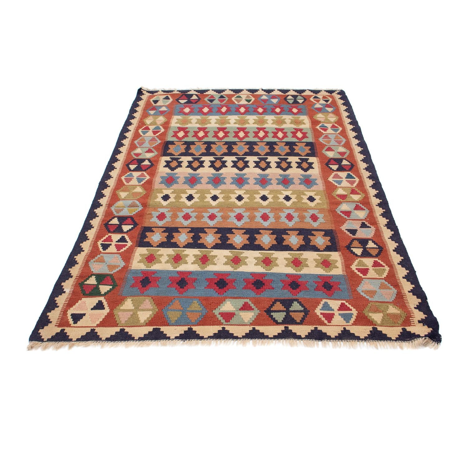 Kelim Teppich - Oriental 194 x 114 cm - mehrfarbig