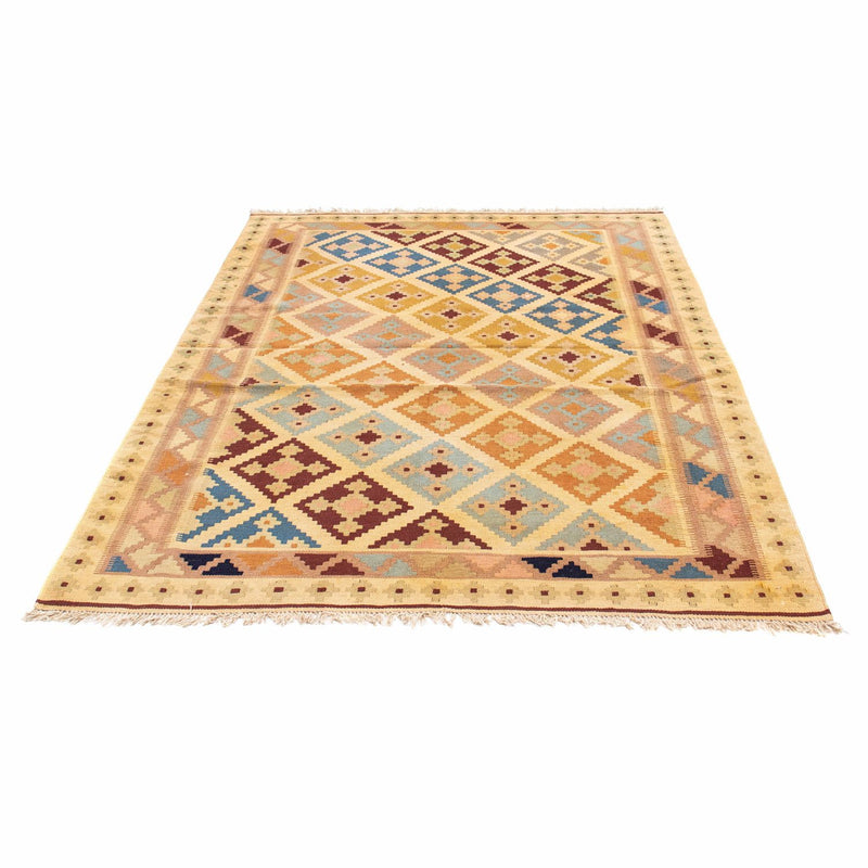 Kelim Teppich - Oriental 190 x 142 cm - hellbraun