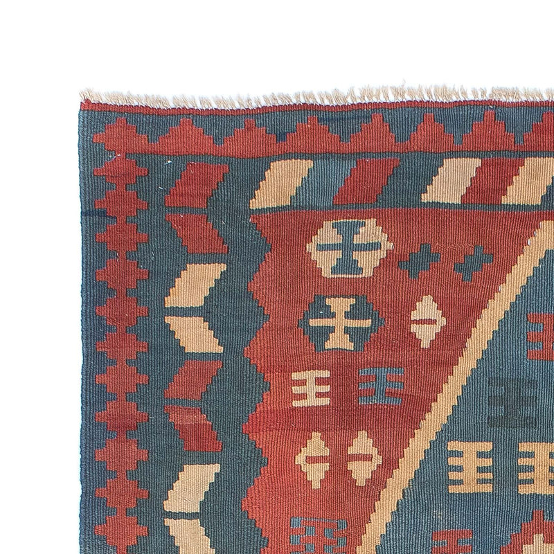 Kelim Teppich - Oriental 167 x 114 cm - blau