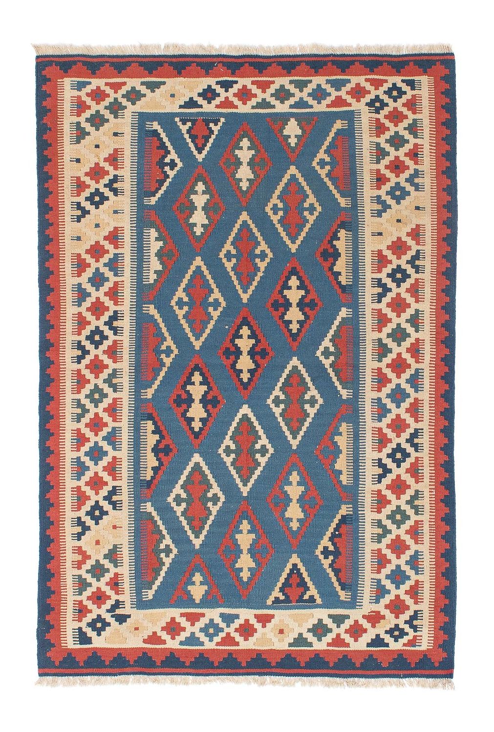 Kelim Teppich - Oriental 168 x 114 cm - blau