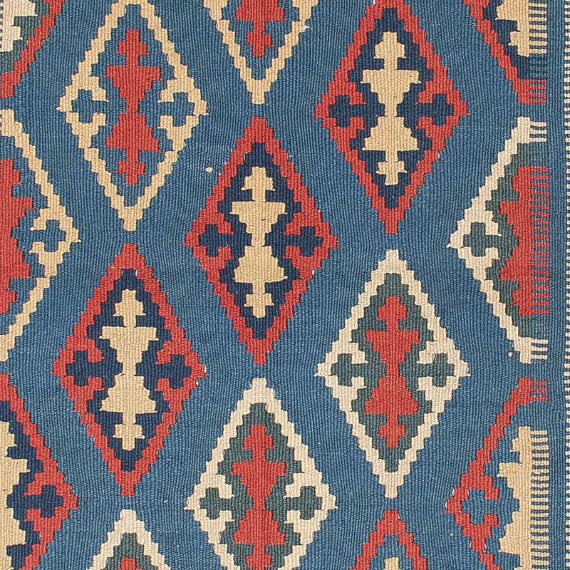 Kelim Teppich - Oriental 168 x 114 cm - blau