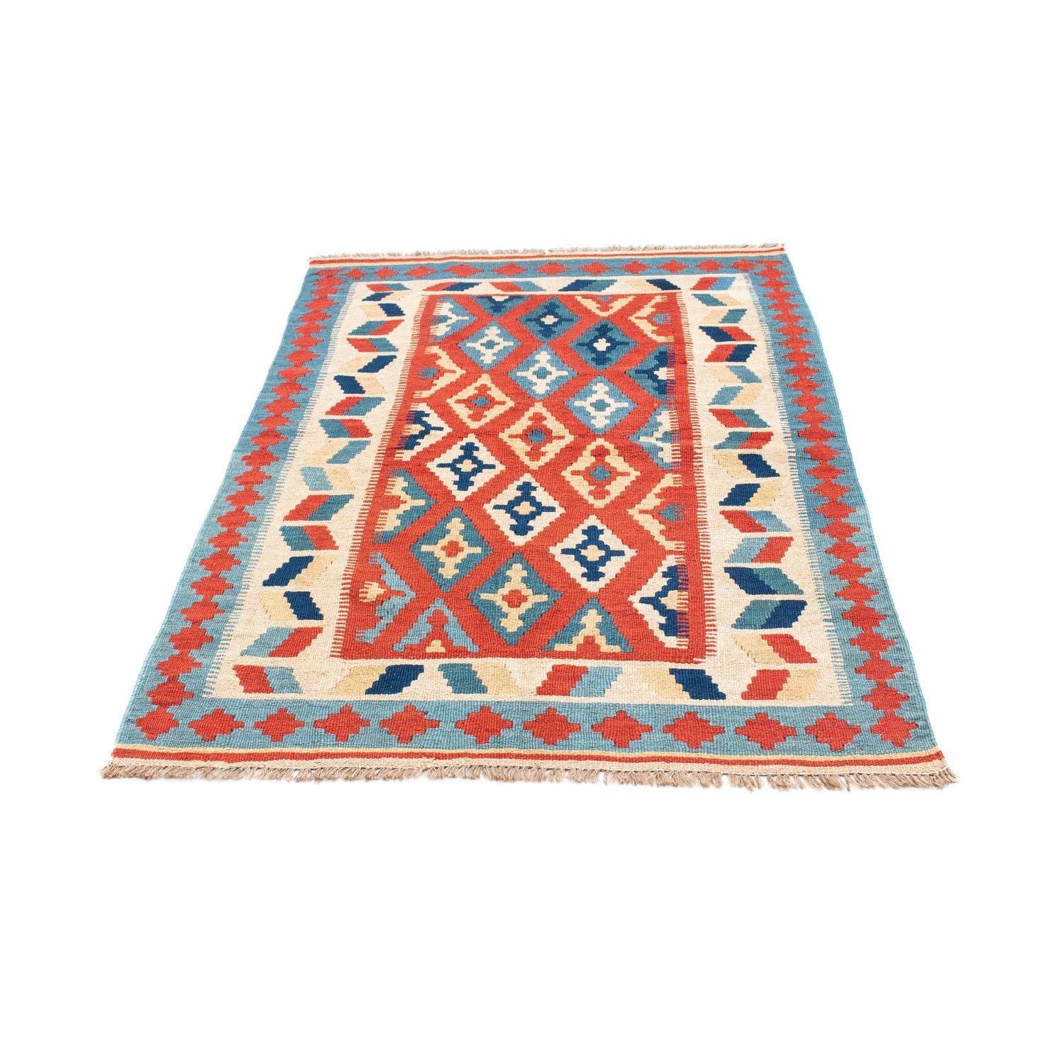 Kelim Teppich - Oriental 152 x 100 cm - rot