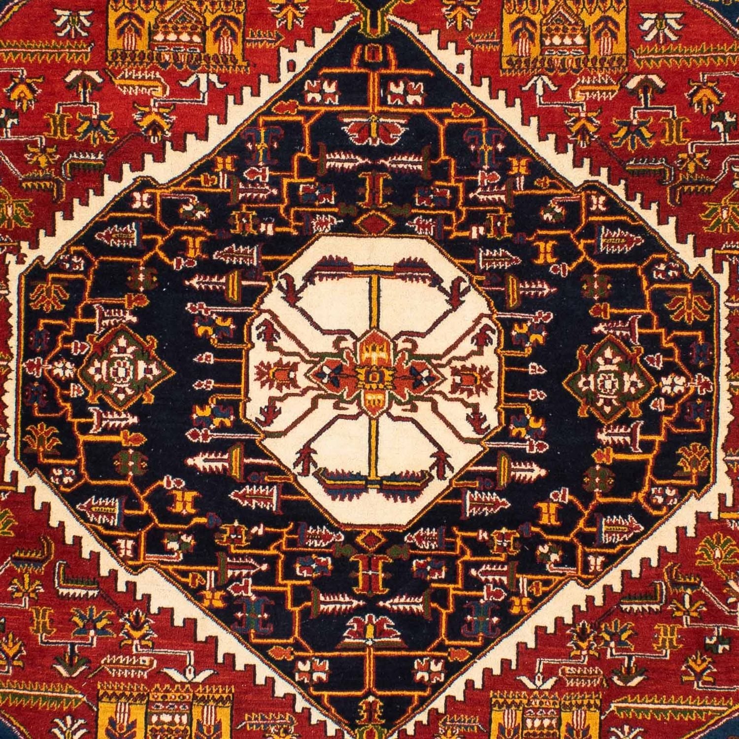 Gabbeh Teppich - Kaschkuli Persern 200 x 180 cm