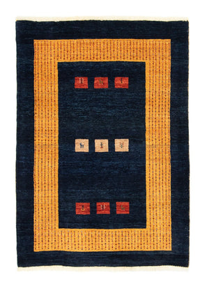Gabbeh Teppich - Perser 152 x 105 cm - dunkelblau