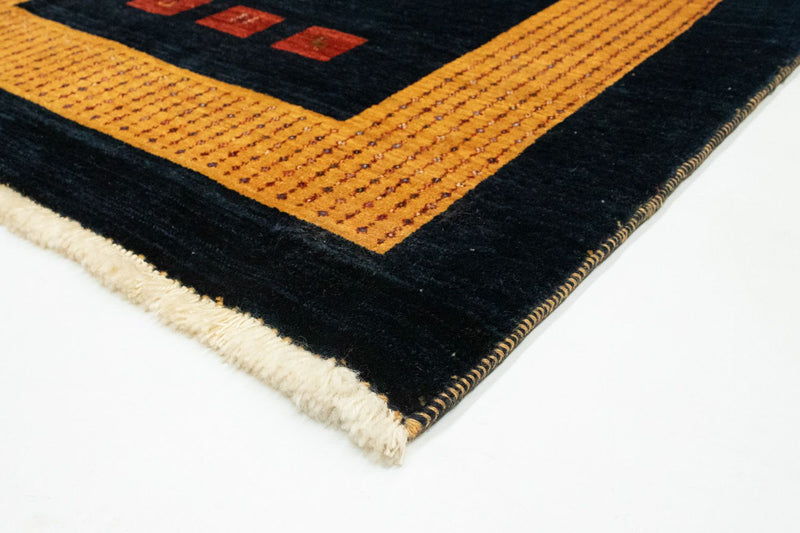 Gabbeh Teppich - Perser 152 x 105 cm - dunkelblau