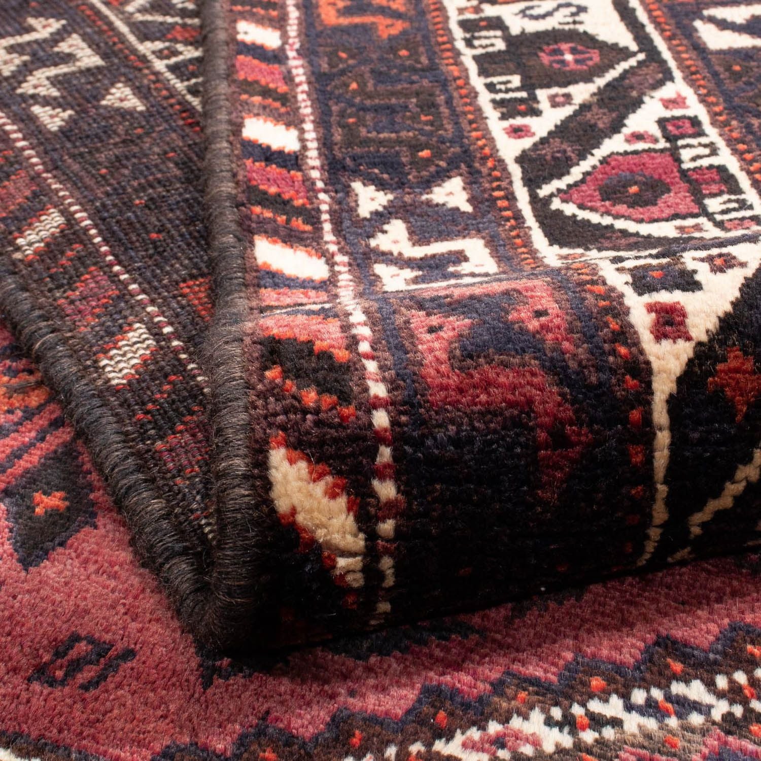 Perserteppich - Nomadic 303 x 206 cm - dunkelrot