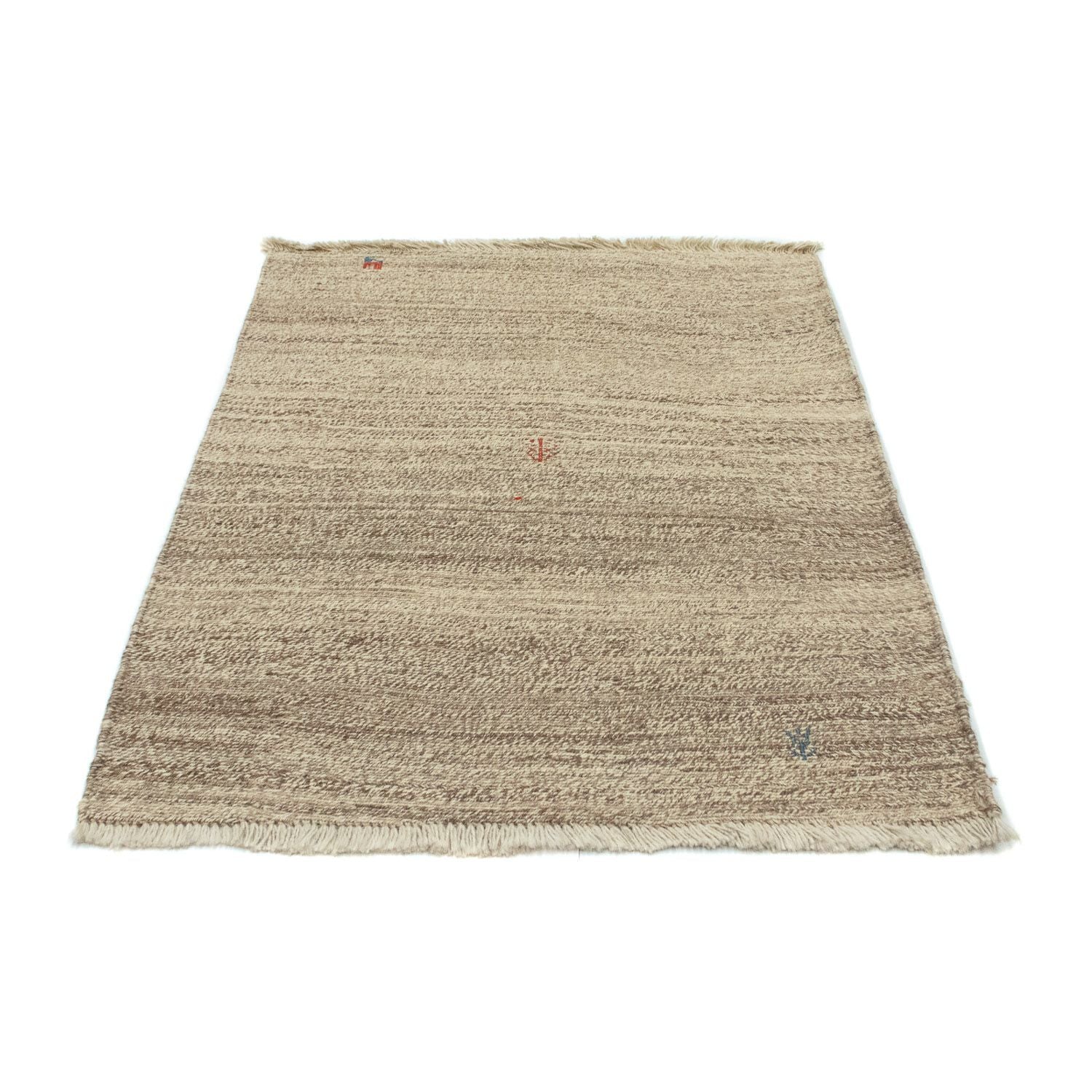 Gabbeh Teppich - Perser 105 x 83 cm - beige
