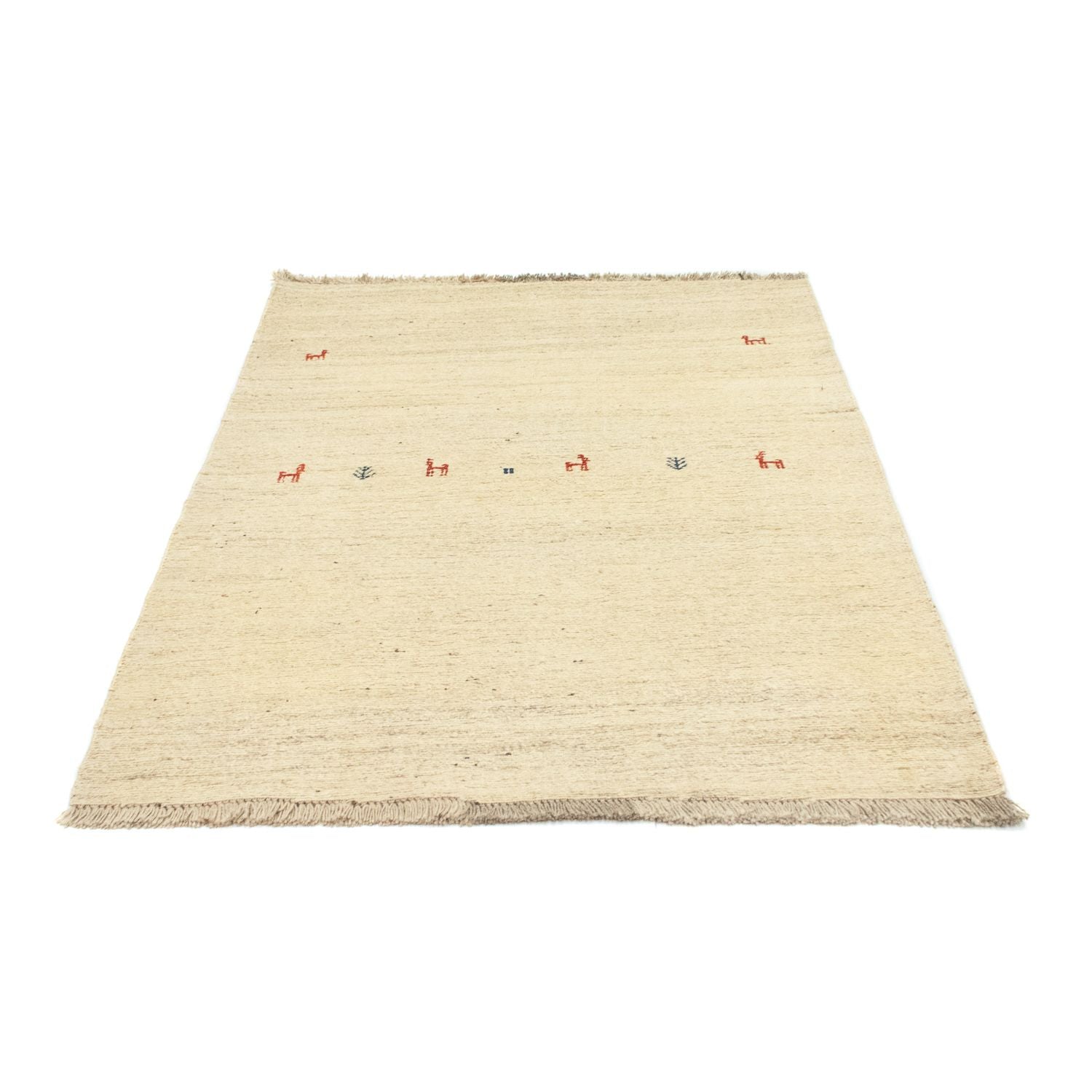 Gabbeh Teppich - Perser 138 x 105 cm - beige